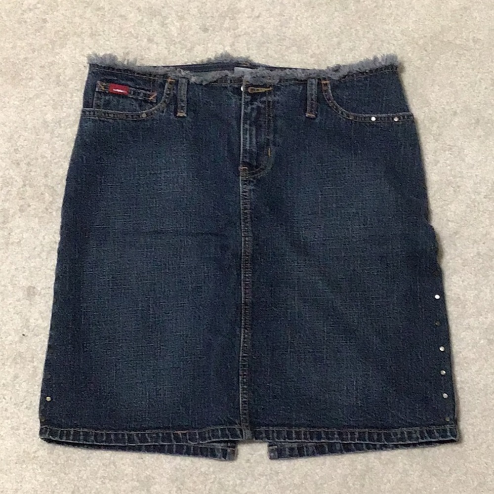 HOLLISTER CO JEAN SKIRT